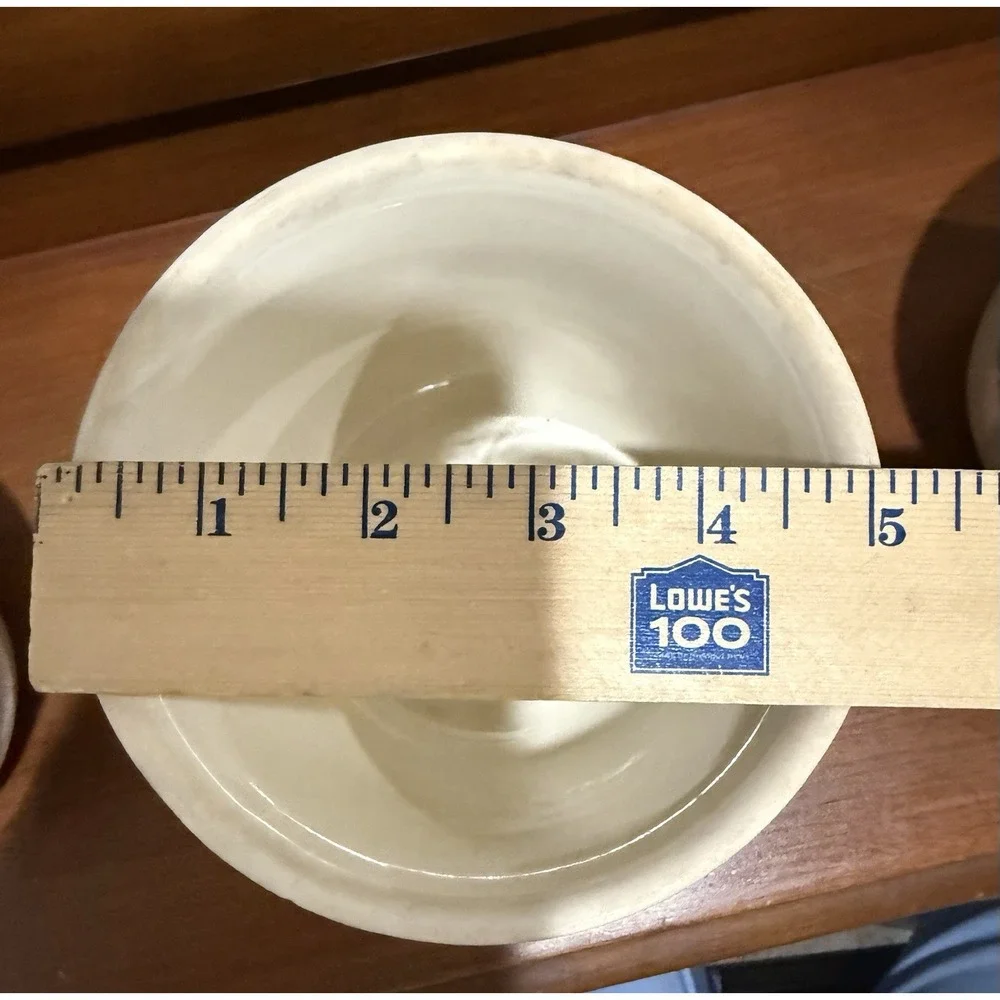 Vintage Oxford Ware USA Stoneware crock bowls Blue & White No Lids Cottage Core